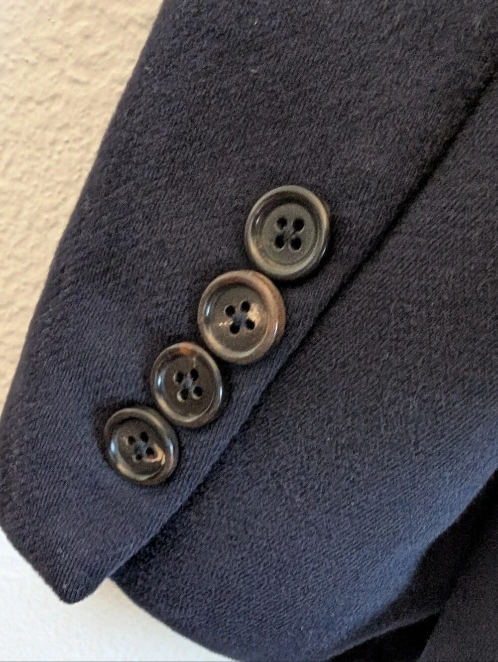 POLO Ralph Lauren Jersey Blazer Vintage Double Knit Aviator Navy Blue XL Rare
